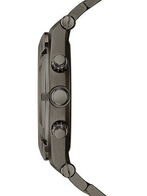 Guess Continental Grey Dial Grey Steel Strap Watch for Men - GW0260G3 Buy Now By Guess