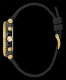 Guess Cosmic Multifunction Black Dial Black Silicone Strap Watch For Women - GW0466L1 Buy Now By Guess
