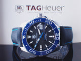 Tag Heuer Aquaracer Calibre 5 Automatic Black Dial Black Nylon Strap Watch for Men - WAY211B.FC6363 Buy Now By Tag Heuer