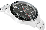 Tommy Hilfiger Luke Chronograph Black Dial Silver Steel Strap Watch for Men - 1791104 Buy Now By Tommy Hilfiger