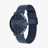 Coach Charles Blue Dial Blue Mesh Bracelet Watch for Men - 14602146 Buy Now By Coach
