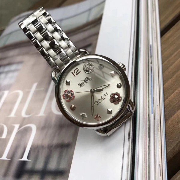 Coach Delancey White Dial Stainless Steel Watch For Women - 14502810 Buy Now By Coach