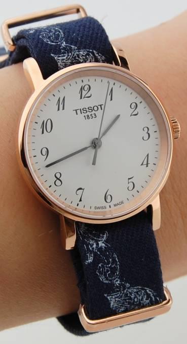 Tissot T Classic Everytime Small White Dial Blue NATO Strap Watch For Women - T109.210.38.032.00 Buy Now By Tissot