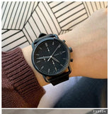 Fossil Commuter Black Dial Black Leather Strap Watch for for Men - FS5504 Buy Now By Fossil