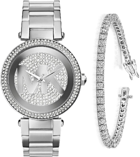 Michael Kors Parker Silver Dial Silver Steel Strap Watch for Women - MK5925 Buy Now By Michael Kors
