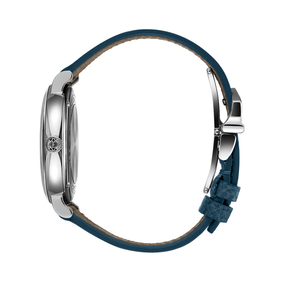 IWC Portofino Automatic Silver Dial Blue Leather Strap Watch for Women - IW357411 Buy Now By IWC