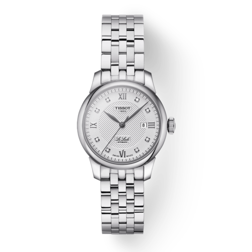 Tissot Le Locle Lady Automatic Diamonds Silver Dial Silver Steel Strap Watch For Women - T006.207.11.036.00 Buy Now By Tissot