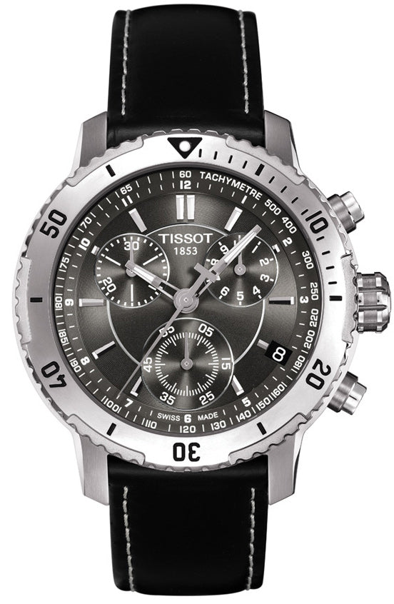 Tissot PRS 200 Chronograph Black DIal Watch For Men - T067.417.16.051.00 Buy Now By Tissot