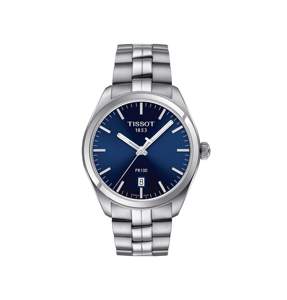 Tissot PR 100 Sport Chic 39mm Blue Dial Watch For Men - T101.410.11.041.00 Buy Now By Tissot