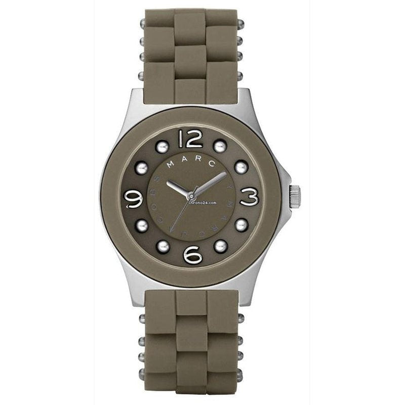 Marc Jacobs Pelly Grey Dial Grey Silicone Strap Watch for Women - MBM2539 Buy Now By Marc Jacobs