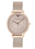 Emporio Armani Kappa Pink Dial Pink Mesh Bracelet Watch For Women - AR11129 Buy Now By Emporio Armani