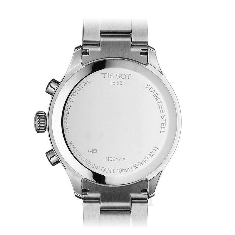 Tissot Chrono XL Classic Silver Dial Silver Steel Strap Watch For Men - T116.617.11.037.00 Buy Now By Tissot
