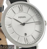 Fossil Jacqueline Quartz White Dial Black Leather Strap Watch for Women - ES3972 Buy Now By Fossil
