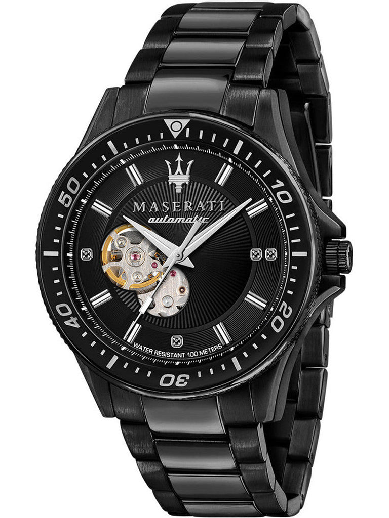 Maserati SFIDA Automatic Black Special Edition 44mm Watch For Men - R8823140005 Buy Now By Maserati