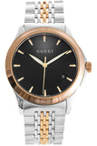 Gucci G Timeless Black Dial Two Tone Steel Strap Watch For Men - YA126410 Buy Now By Gucci