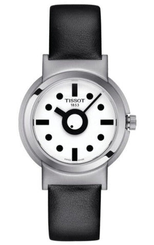 Tissot Heritage Memphis Lady White Dial Black Rubber Strap Watch For Women - T120.210.17.011.00 Buy Now By Tissot