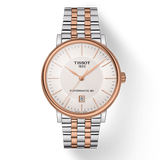 Tissot Carson Premium Powermatic 80 White Dial Two Tone Steel Strap Watch For Men - T122.407.22.031.01 Buy Now By Tissot