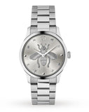 Gucci G Timeless Silver Dial Silver Steel Strap Watch For Women - YA1264126 Buy Now By Gucci