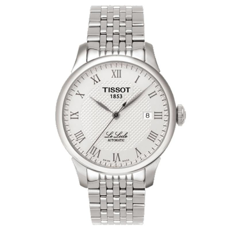 Tissot T Classic Le Locle Automatic White Dial Silver Steel Strap Watch For Men - T41.1.483.33 Buy Now By Tissot
