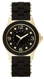 Marc Jacobs Pelly Black Dial Black Silicone Strap Watch for Women - MBM2540 Buy Now By Marc Jacobs