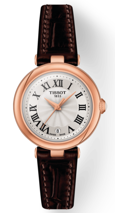 Tissot Bellissima Small Lady White Dial Brown Leather Strap Watch For Women - T126.010.36.013.00 Buy Now By Tissot
