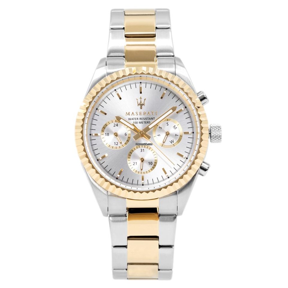 Maserati Competizione Chronograph Quartz Silver Dial Watch For Men - R8853100021 Buy Now By Maserati