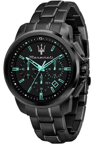 Maserati Successo Aqua Edition Black Dial Stainless Steel Strap Watch For Men - R8873644003 Buy Now By Maserati
