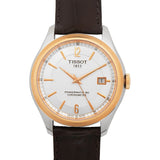 Tissot T Classic Ballade Powermatic 80 Lady Silver Dial Brown Leather Strap Watch For Women - T108.408.26.037.00 Buy Now By Tissot