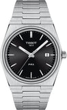 Tissot PRX Quartz Black Dial Silver Steel Strap Watch For Men - T137.410.11.051.00 Buy Now By Tissot