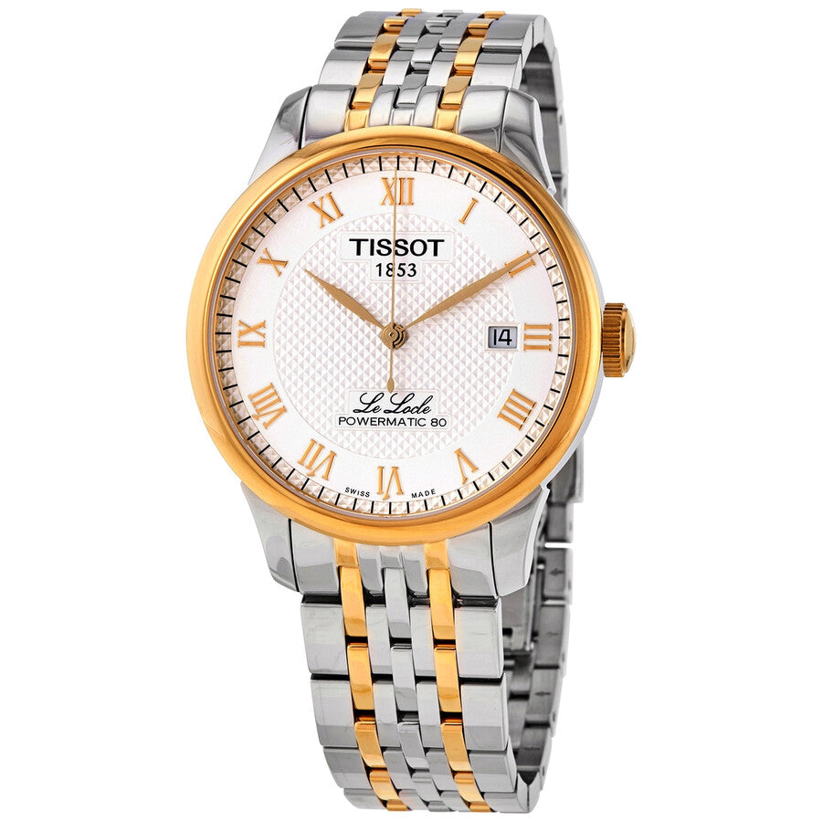 Tissot Le Locle Powermatic 80 Silver Dial Two Tone Steel Strap Watch For Men - T006.407.22.033.01 Buy Now By Tissot