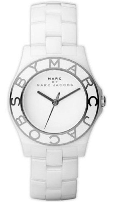 Marc Jacobs Marc White Dial White Ceramic Strap Watch for Women - MBM9500 Buy Now By Marc Jacobs