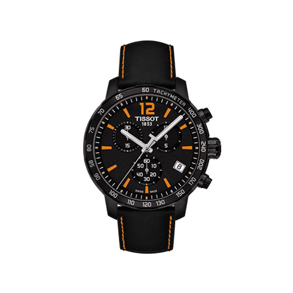 Tissot Quickster Chronograph Black Dial Watch For Men - T095.417.36.057.00 Buy Now By Tissot