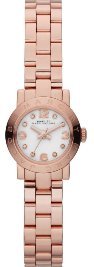 Marc Jacobs Amy White Dial Rose Gold Steel Strap Watch for Women - MBM8613 Buy Now By Marc Jacobs