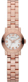 Marc Jacobs Amy White Dial Rose Gold Steel Strap Watch for Women - MBM8613