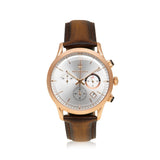 Maserati Ricordo Chronograph Silver Dial Brown Leather Strap Watch For Men - R8871633002 Buy Now By Maserati