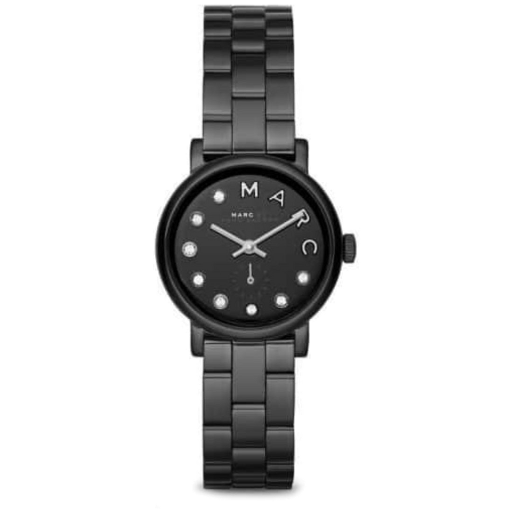 Marc Jacobs Marc Black Dial Black Steel Strap Watch for Women - MBM8673 Buy Now By Marc Jacobs