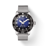 Tissot Seastar 1000 Powermatic 80 Blue Dial SIlver Mesh Bracelet Watch For Men - T120.407.11.041.02 Buy Now By Tissot