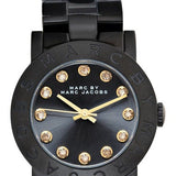 Marc Jacobs Amy Black Dial Black Steel Strap Watch for Women - MBM8595 Buy Now By Marc Jacobs