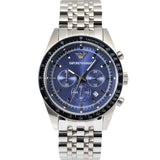 Emporio Armani Sportivo Chronograph Blue Stainless Steel Watch For Men - AR6072 Buy Now By Emporio Armani