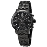 Tissot PRC 200 Chronograph Black Dial Black Steel Strap Watch For Men - T114.417.33.057.00 Buy Now By Tissot