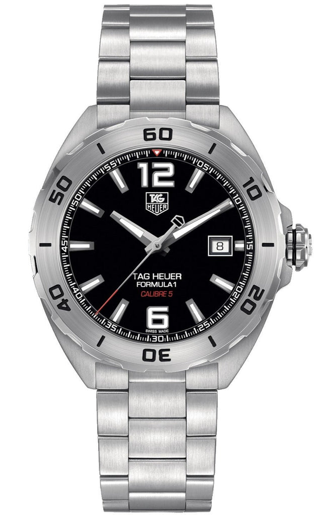 Tag Heuer Formula 1 Automatic Black Dial Silver Steel Strap Watch for Men - WAZ2113.BA0875 Buy Now By Tag Heuer