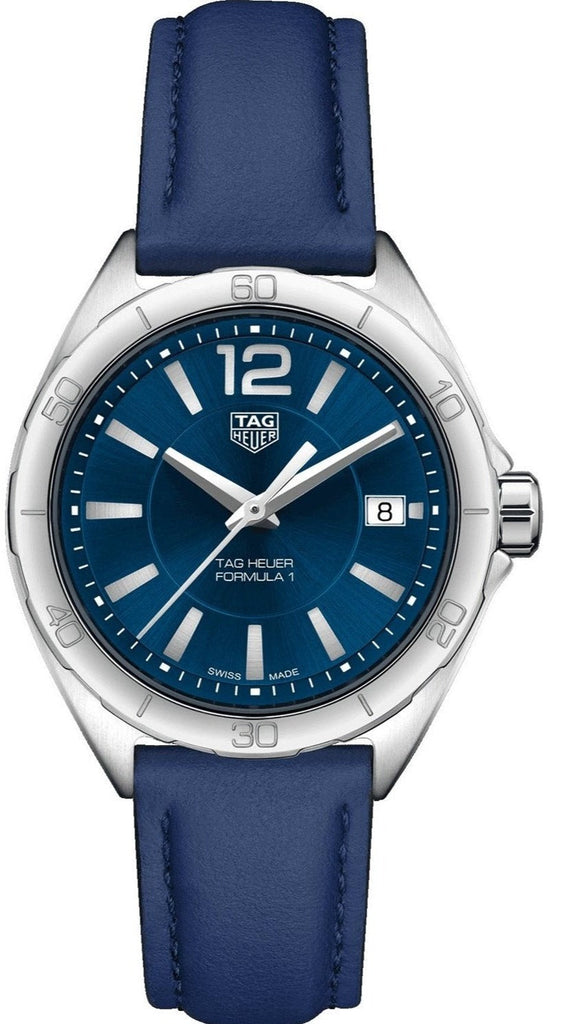 Tag Heuer Formula 1 Quartz Blue Dial Blue Leather Strap Watch for Women - WBJ1312.FC8231 Buy Now By Tag Heuer