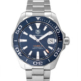 Tag Heuer Aquaracer Calibre 5 Blue Dial Silver Steel Strap Watch for Men - WAY211C.BA0928 Buy Now By Tag Heuer