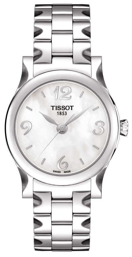 Tissot Stylis-T Mother of Pearl Dial Watch For Women - T028.210.11.117.02 Buy Now By Tissot