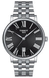 Tissot Carson Premium Black Dial Silver Steel Strap Watch For Men - T122.410.11.053.00 Buy Now By Tissot