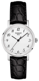 Tissot Everytime Small White Dial Black Leather Strap Watch For Women - T109.210.16.032.00 Buy Now By Tissot