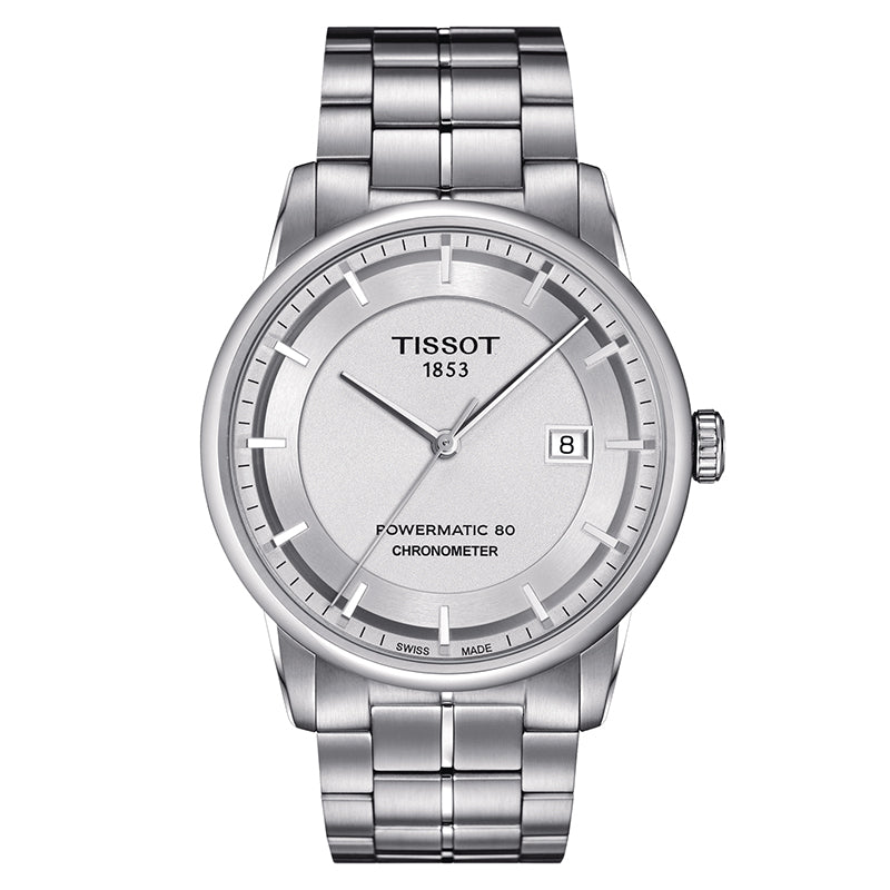 Tissot Luxury Powermatic 80 Silver Dial Silver Steel Strap Watch For Men - T086.408.11.031.00 Buy Now By Tissot