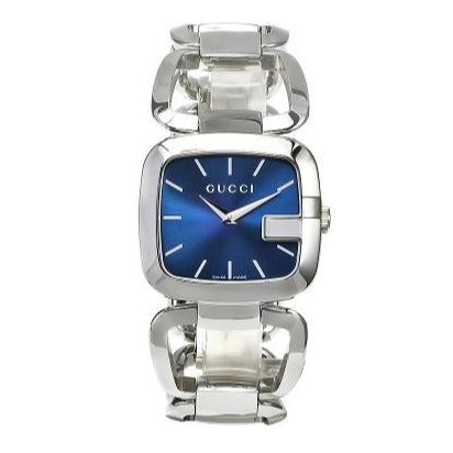 Gucci G Gucci Blue Dial Silver Steel Strap Watch For Women - YA125405 Buy Now By Gucci
