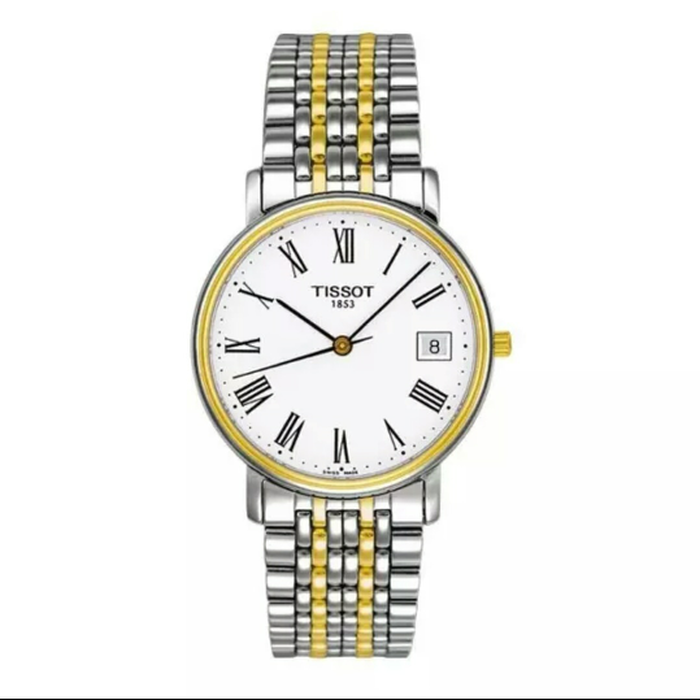 Tissot T Classic Desire Two Tone Quartz Watch For Women - T52.2.281.13 Buy Now By Tissot