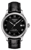 Tissot Le Locle Powermatic 80 Black Dial Black Leather Strap Watch For Men - T006.407.16.053.00 Buy Now By Tissot